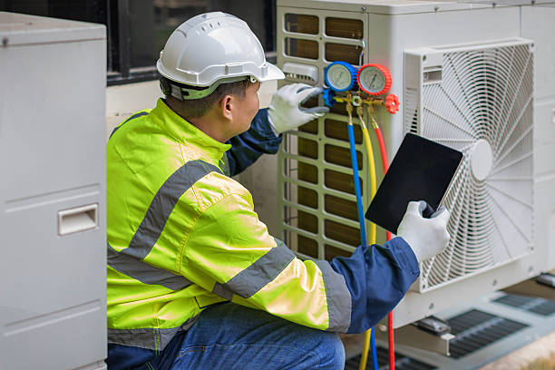 Professional Hvac Installation technician working in Adamsville, TN
